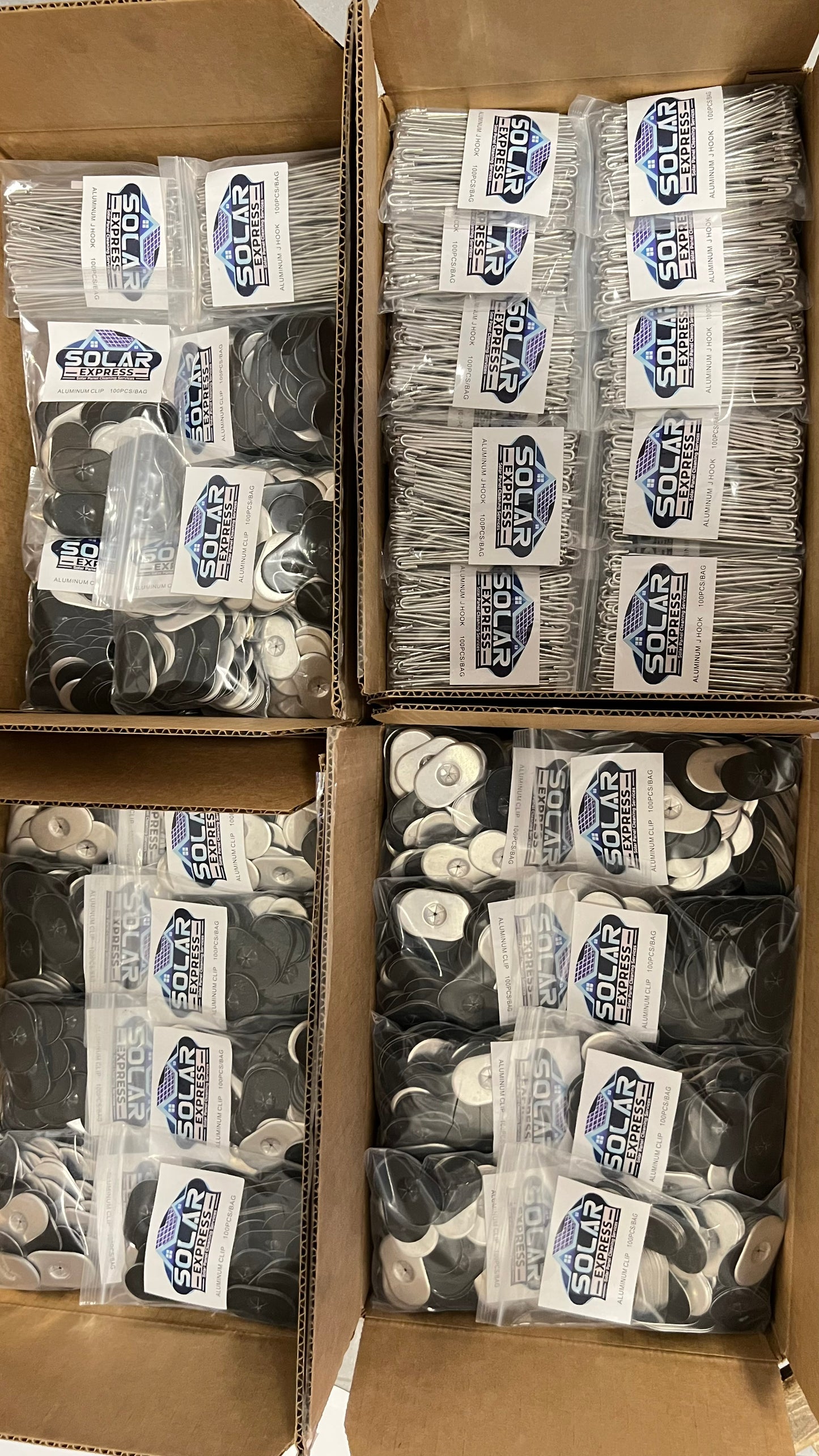 Aluminum (Oval Washers) - Animal Guard Fastener Clips ( Pack of 100)
