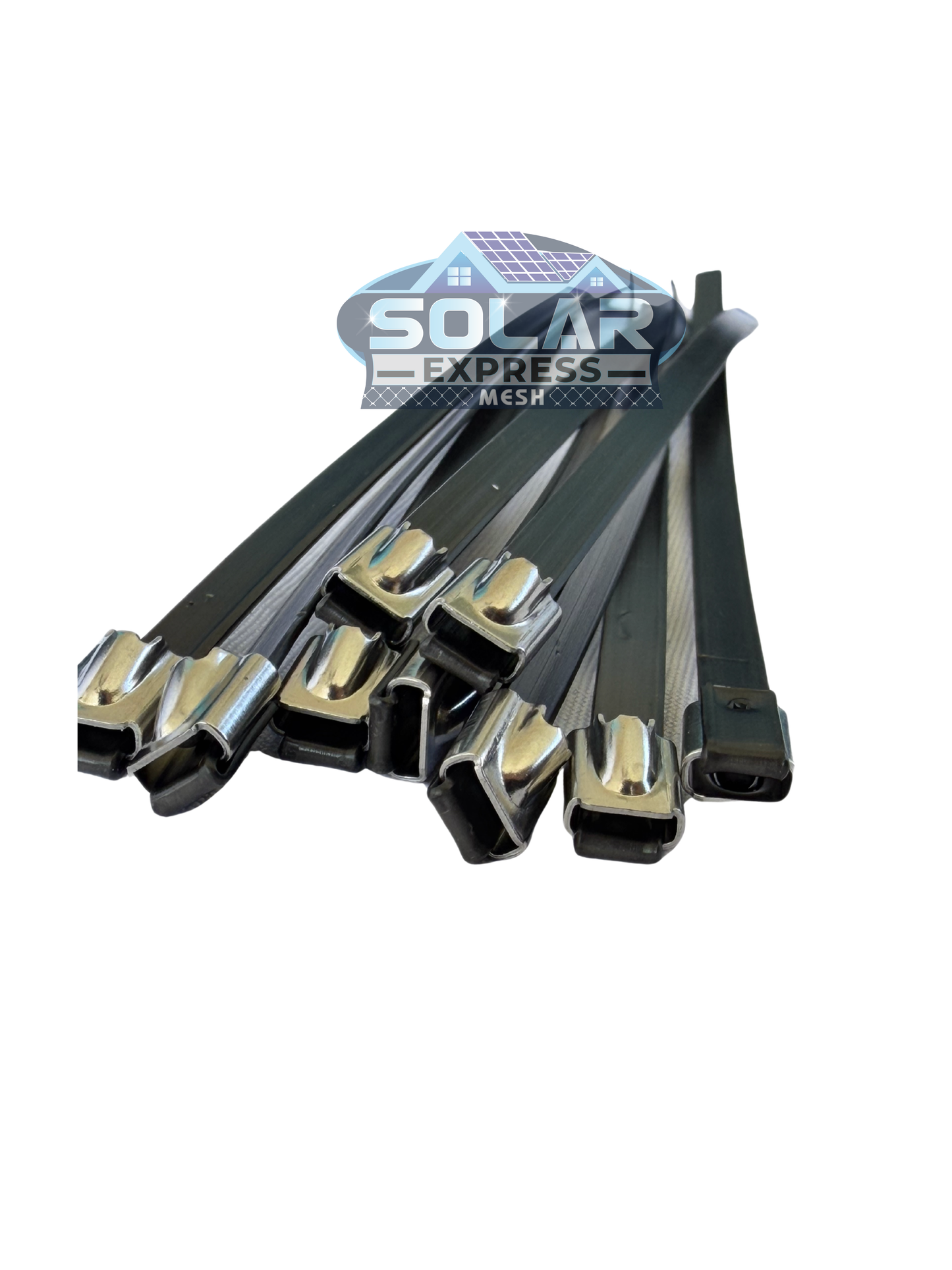 PVC Coated Stainless Steel 316 Zipties ( Pack of 100)