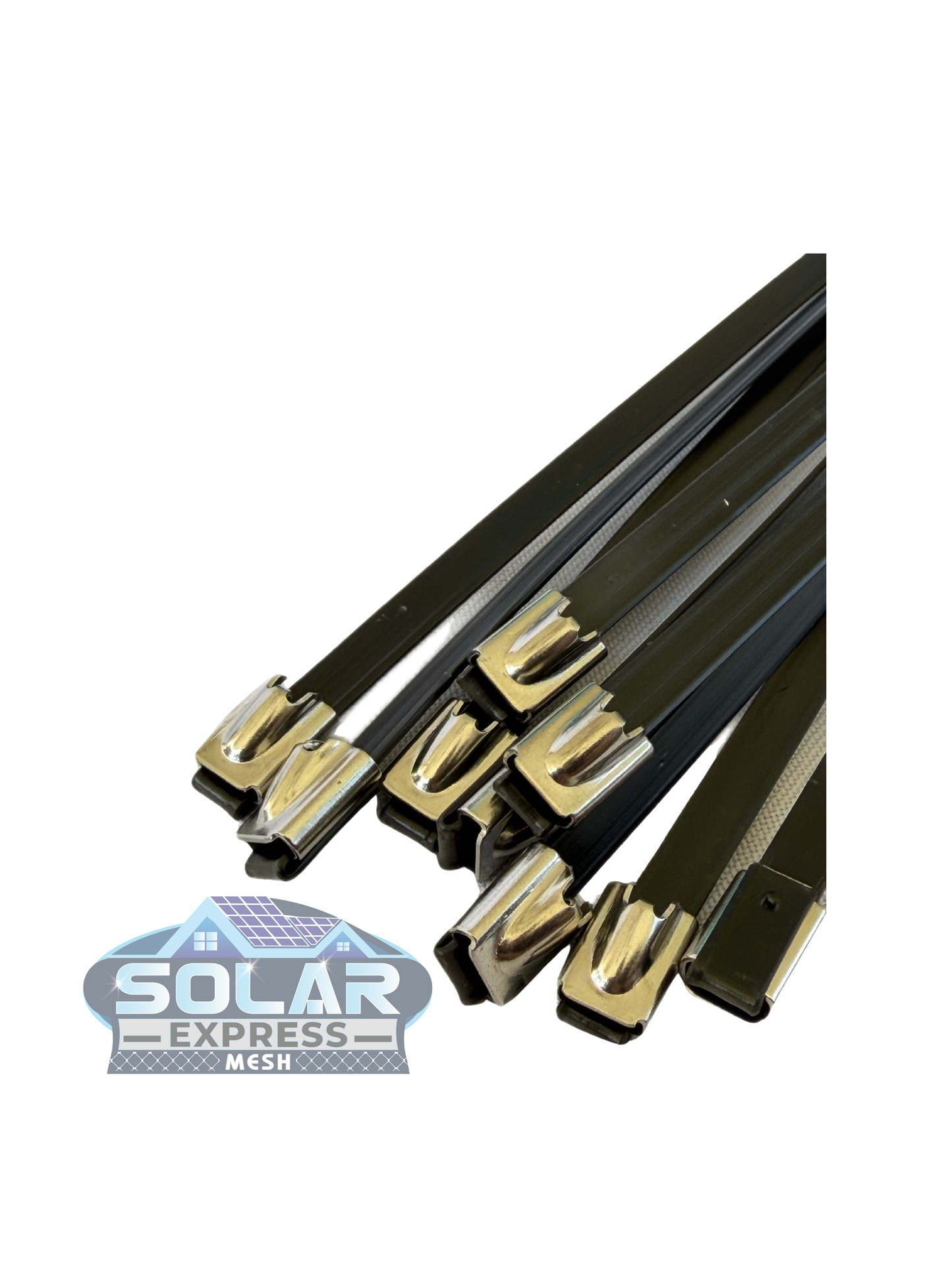 PVC Coated Stainless Steel 316 Zipties ( Pack of 100)
