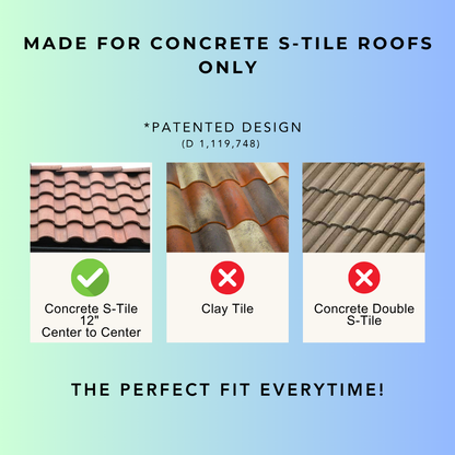 S-Tile Precut 8 inch (5 ft x 20 Pack) - 100 Feet